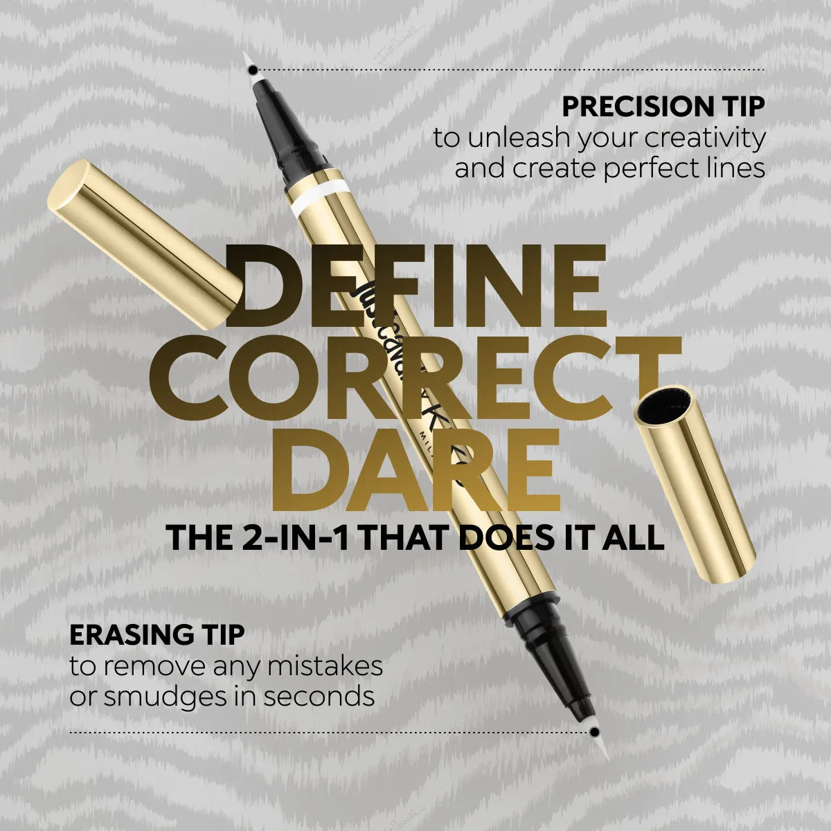 Just Cavalli X Kiko Milano No Fear To Dare Eyemarker & Eraser 03