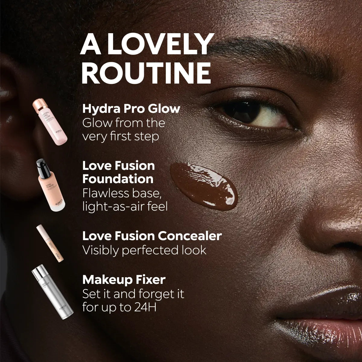 Love Fusion 24H Moisture Radiant Foundation 4WO