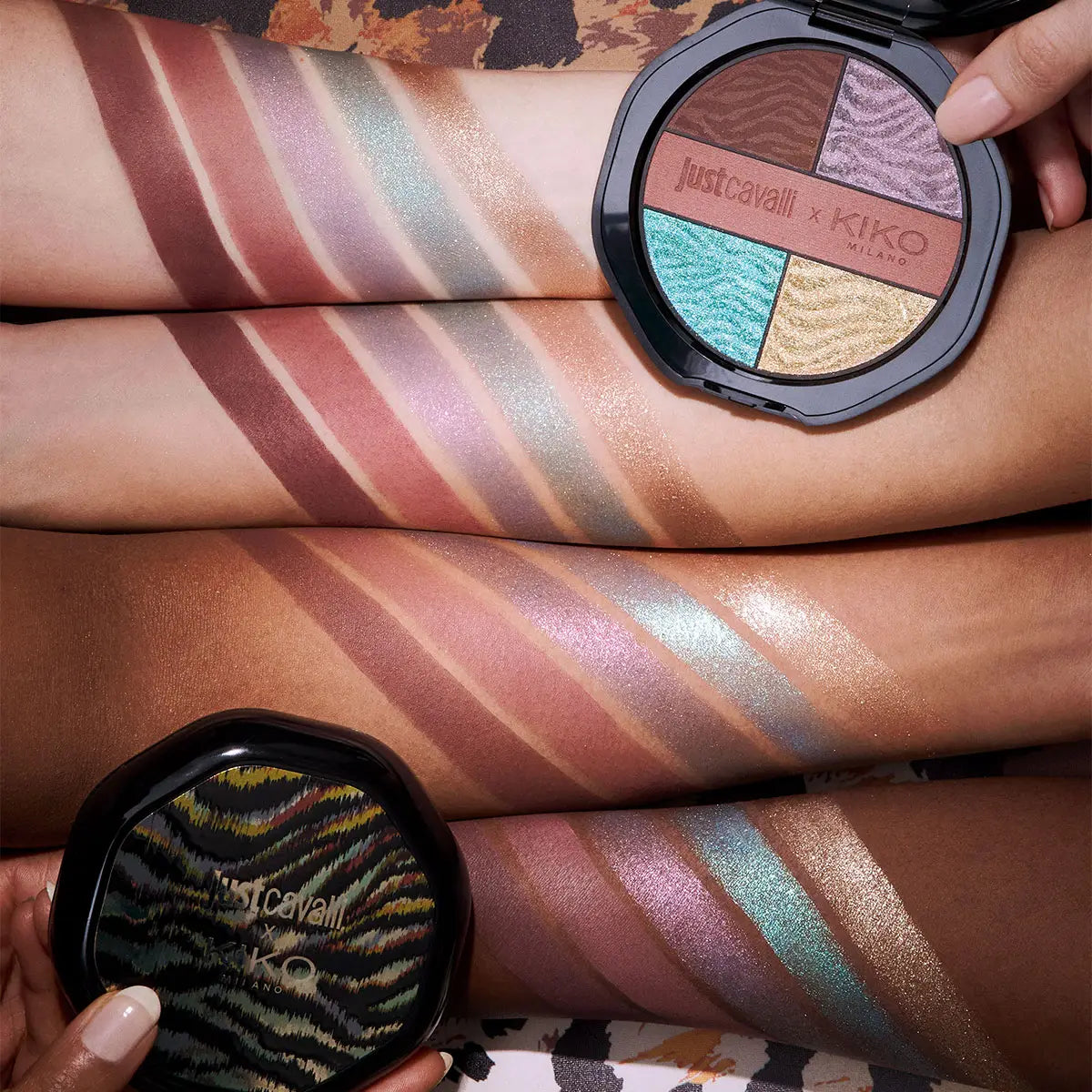 Just Cavalli X Kiko Milano Gaze Wardrobe Eyeshadow Palette